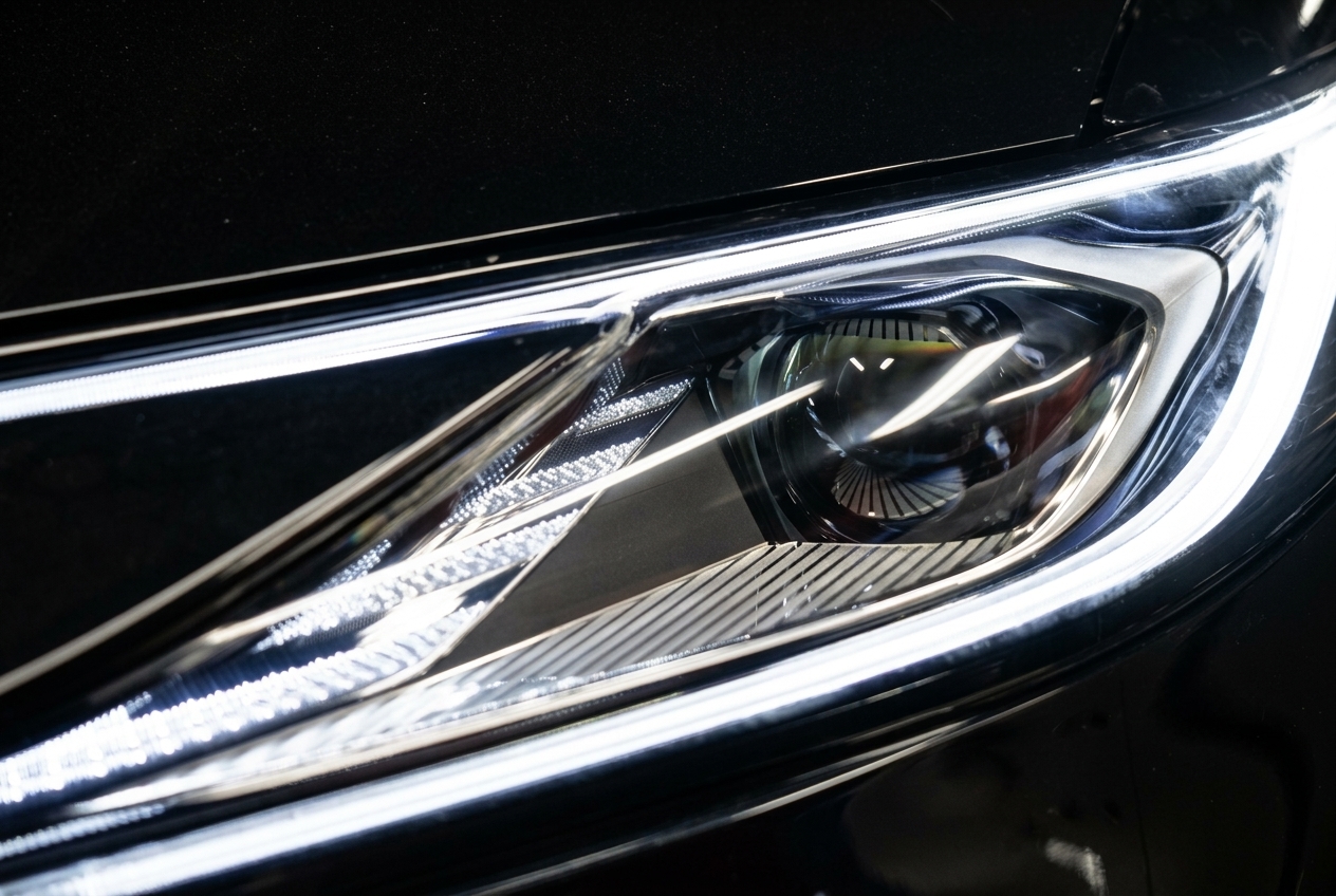 Toyota Camry XV80 с обновлённой оптикой после работ