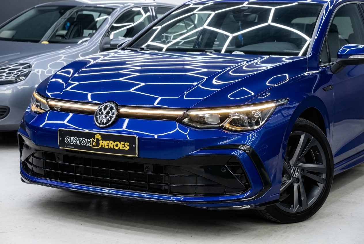 Volkswagen Golf 8 R после замены одного световода