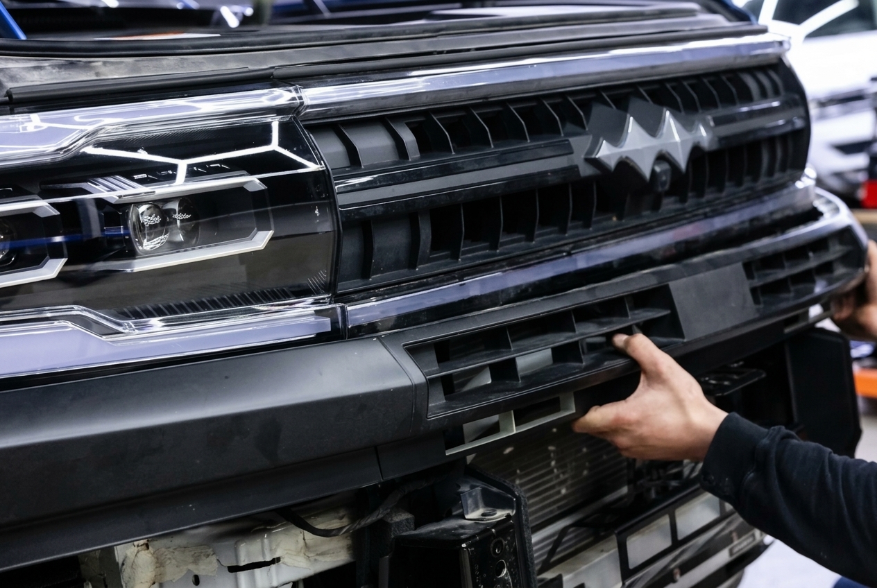 Установка доработанной фары на BYD Leopard 5