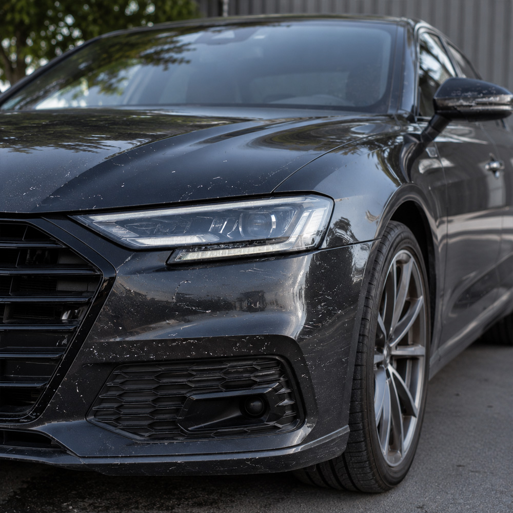 Оклейка зон риска автомобиля полиуретановой пленкой Audi A3 8V рестайлинг (2016—2020)