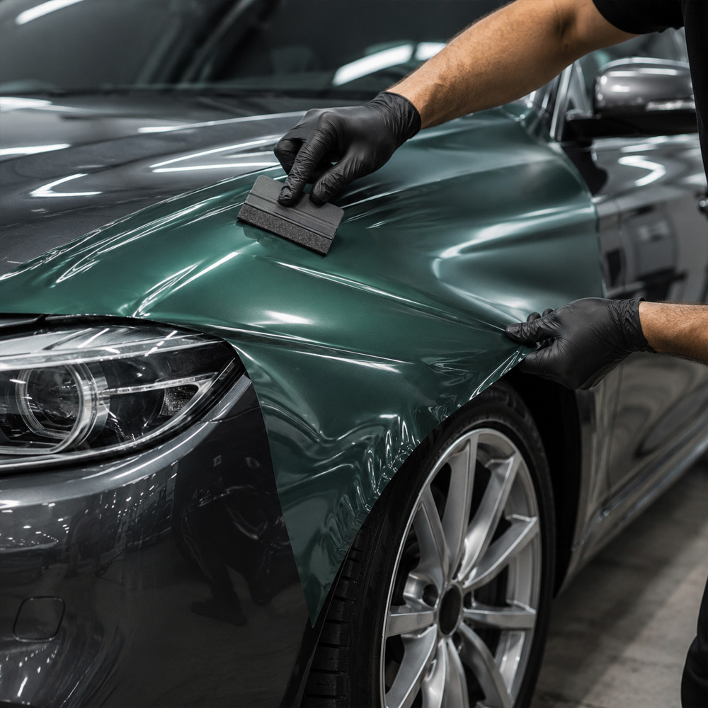 Оклейка автомобиля виниловой пленкой c заменой цвета Audi A3 8V рестайлинг (2016—2020)