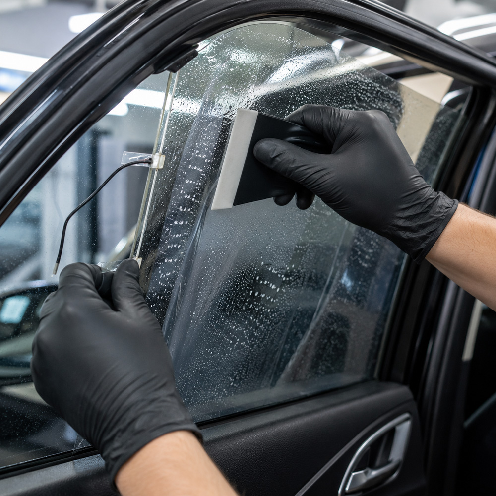 Автоматическая электронная тонировка Audi A4 Allroad B9 рестайлинг (2019—2025)