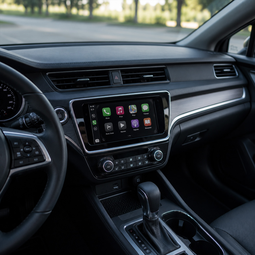 Мультимедийный блок для потоковой передачи Android через штатную систему CarPlay