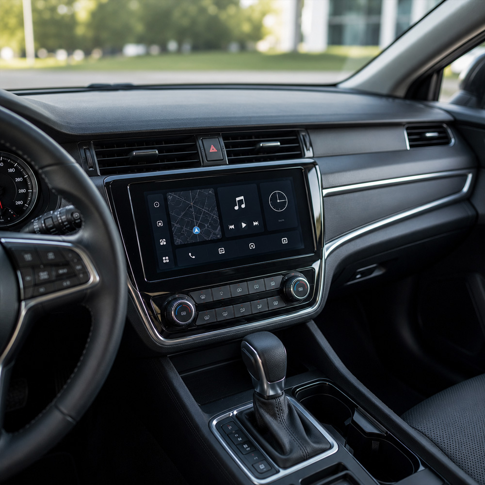 Подключение функции Apple CarPlay и Android Auto