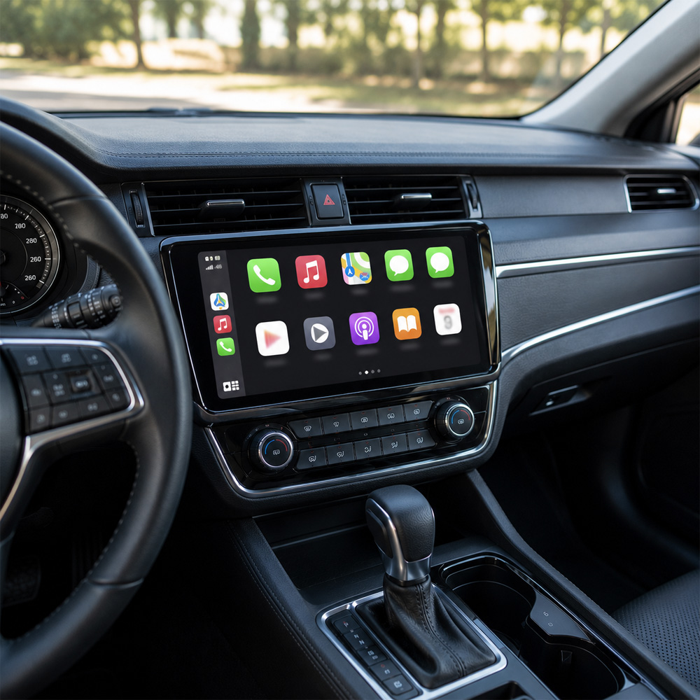 Подключение функции Apple CarPlay и Android Auto