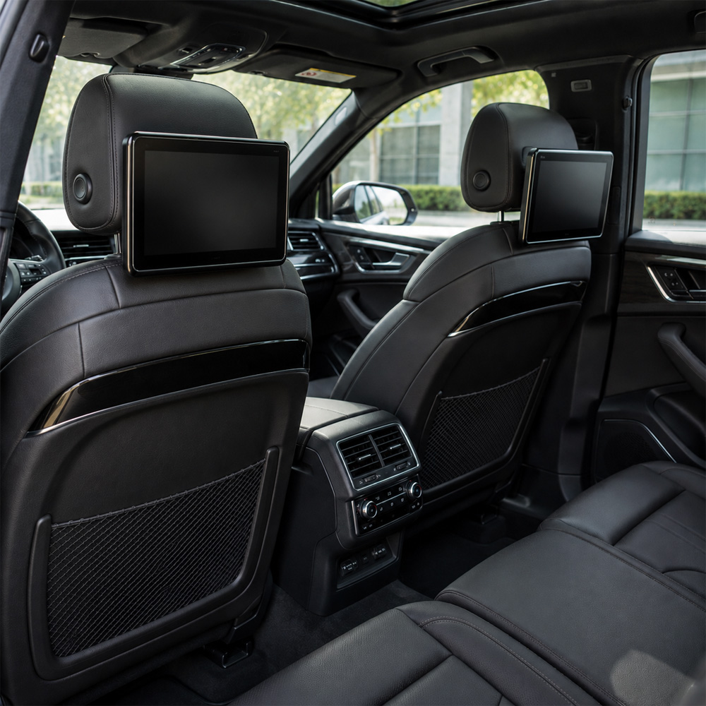 Установка монитора для задних пассажиров Audi A4 Allroad B8 рестайлинг (2011—2016)