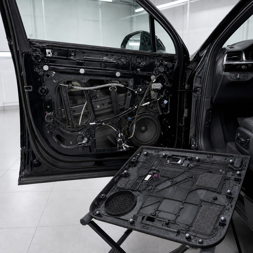 Шумоизоляция дверей BMW X1 E84 (2009—2012)