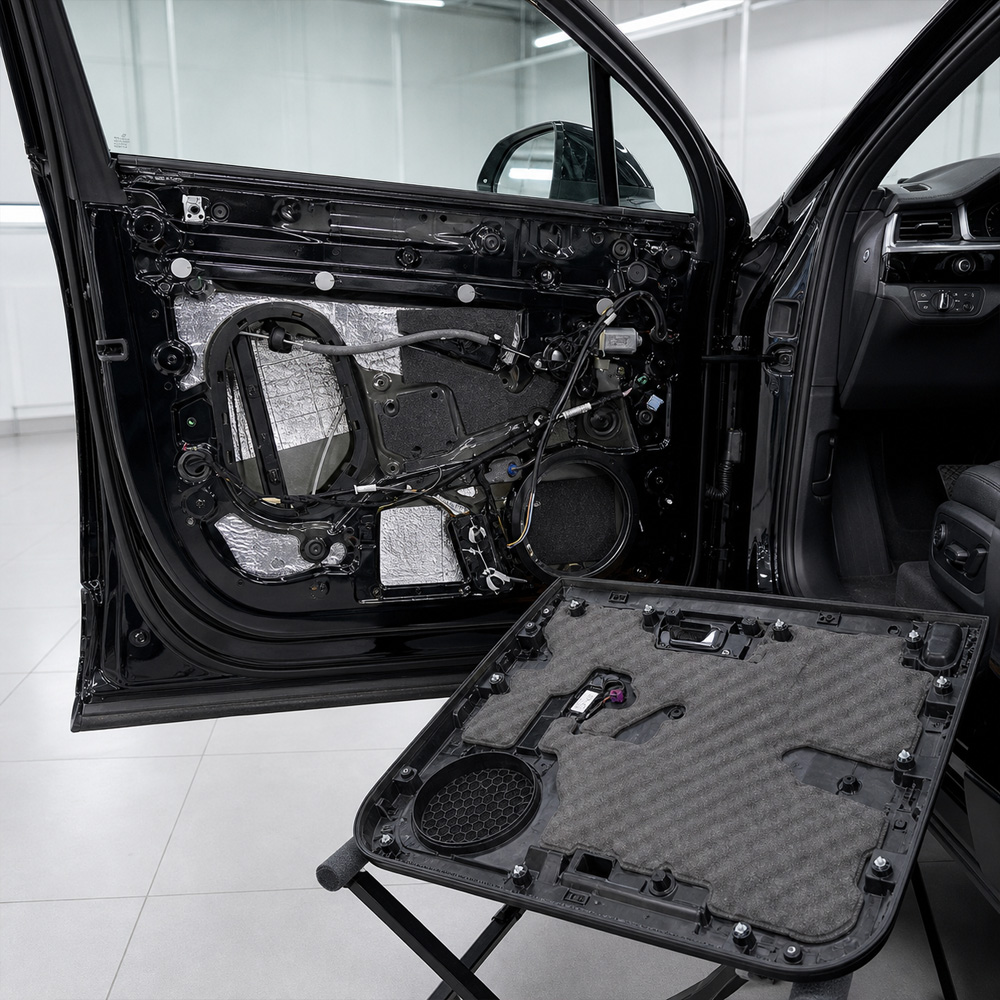 Шумоизоляция дверей BMW X1 E84 (2009—2012)