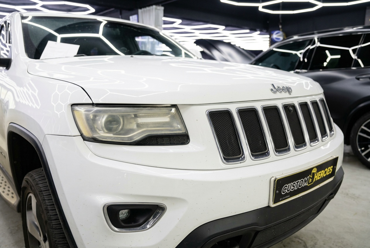 Jeep Grand Cherokee перед ремонтом и тюнингом фар
