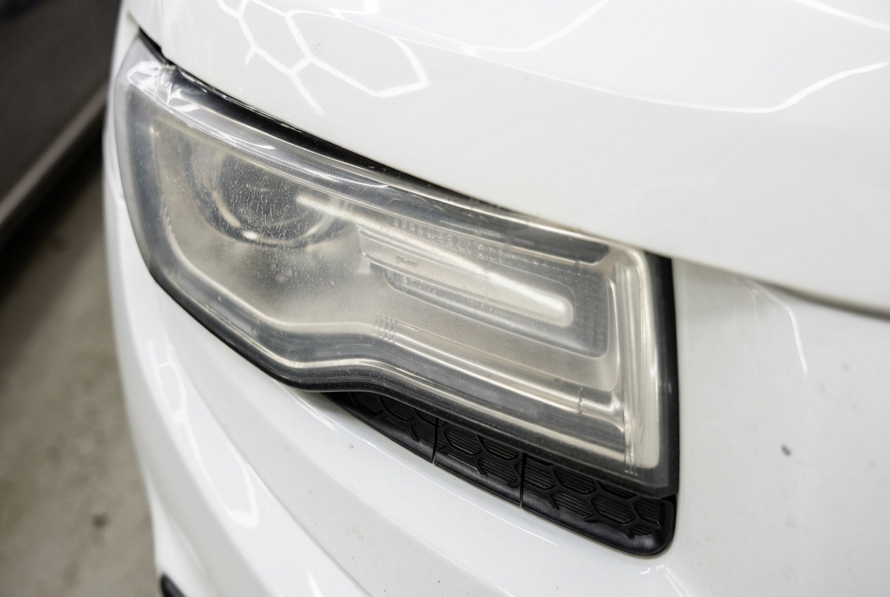 Штатная оптика Jeep Grand Cherokee до модернизации