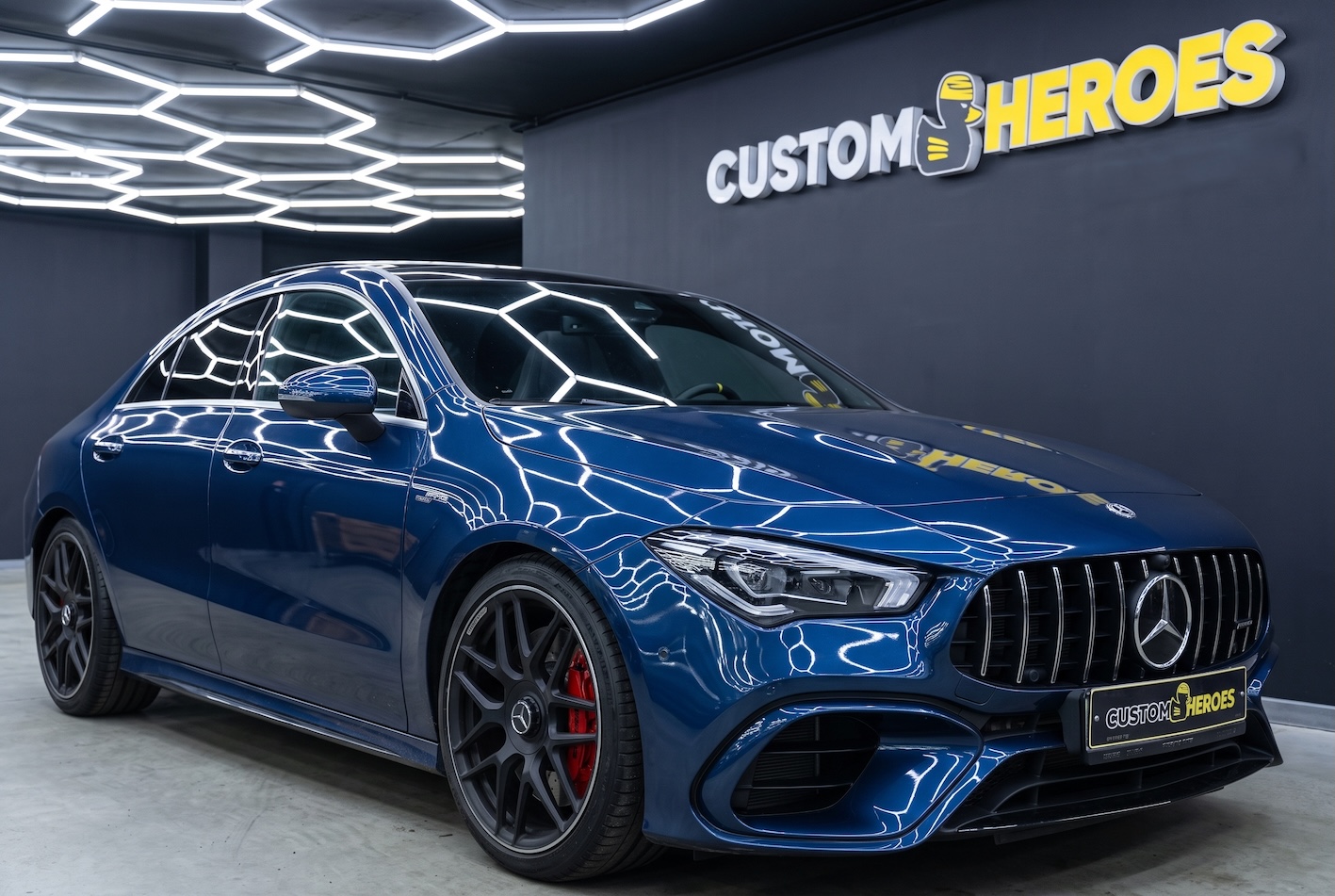 Mercedes-Benz CLA 45 AMG 2021 перед полной шумоизоляцией