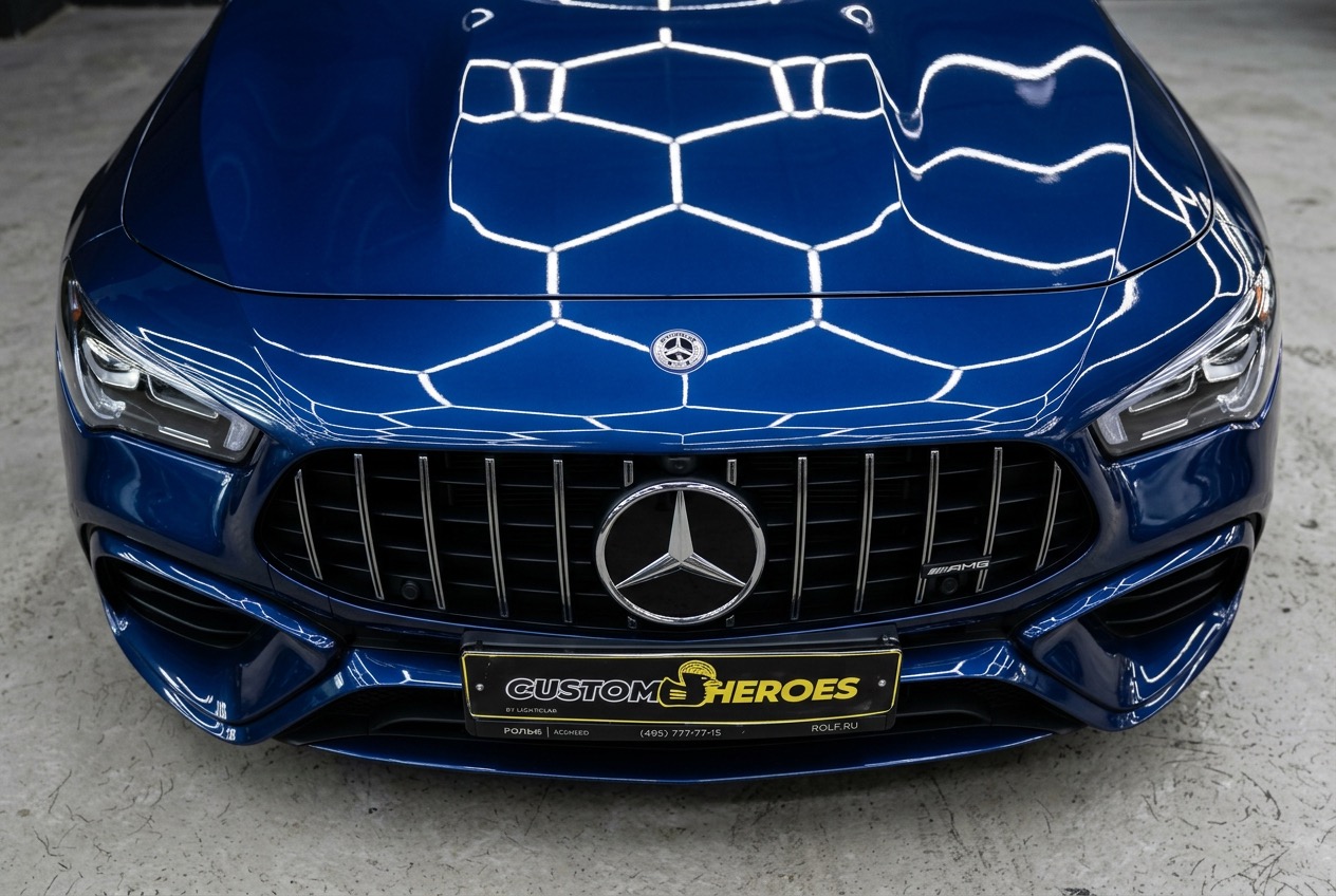 Интерьер Mercedes-Benz CLA 45 AMG перед началом работ