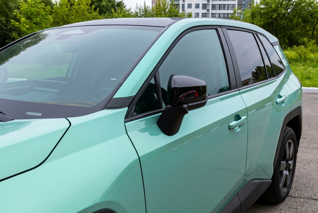 Тонировка стекол Toyota RAV4 XA60 2026 после оклейки кузова