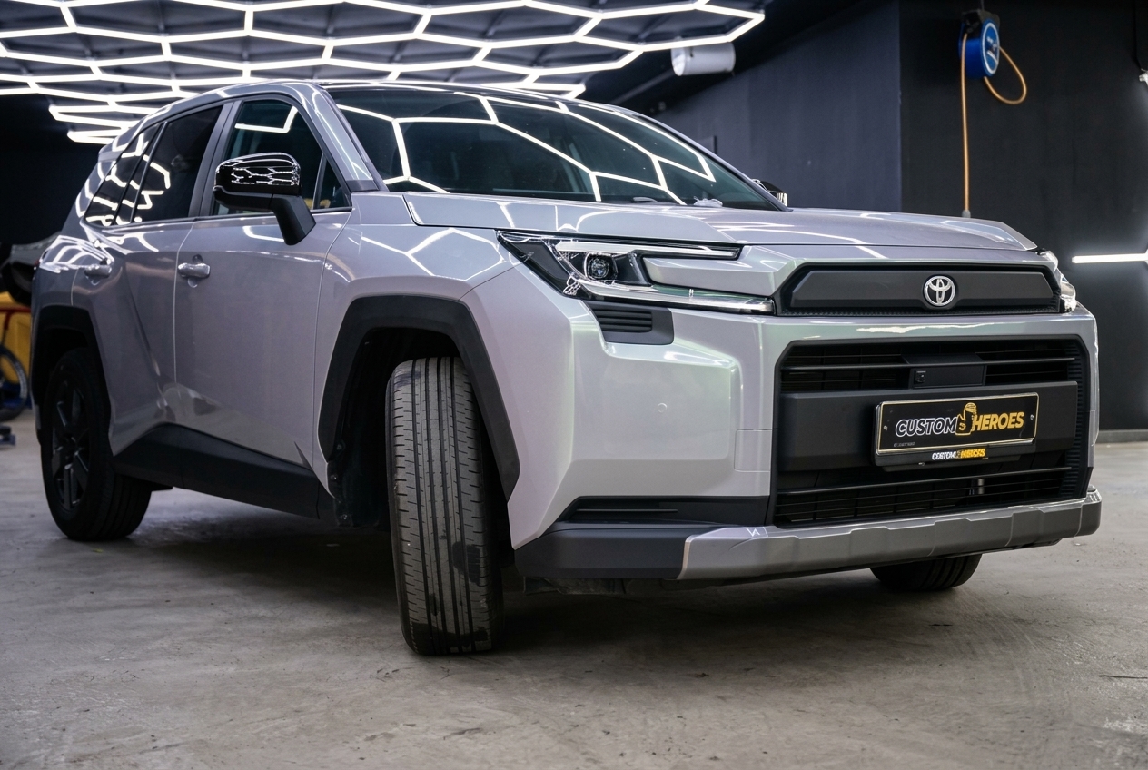 Замена штатных линз и улучшение света Toyota RAV4 XA60 2026 на модули MTF Quadrix