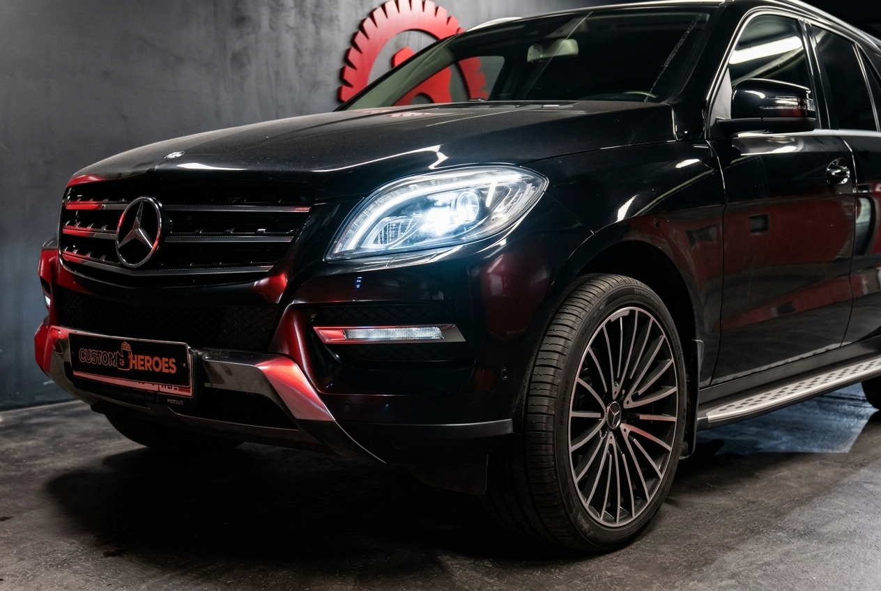 Ремонт фар Mercedes-Benz GL 2013 в Москве с гарантией