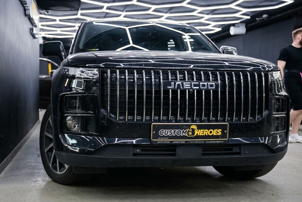 Ремонт правой фары Jaecoo J7 2023 после ДТП