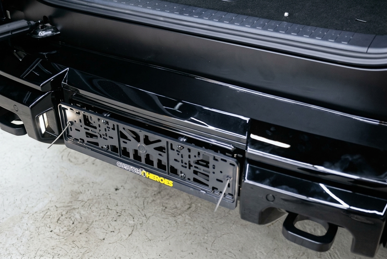 Передняя часть BYD Leopard 5 после полной оклейки