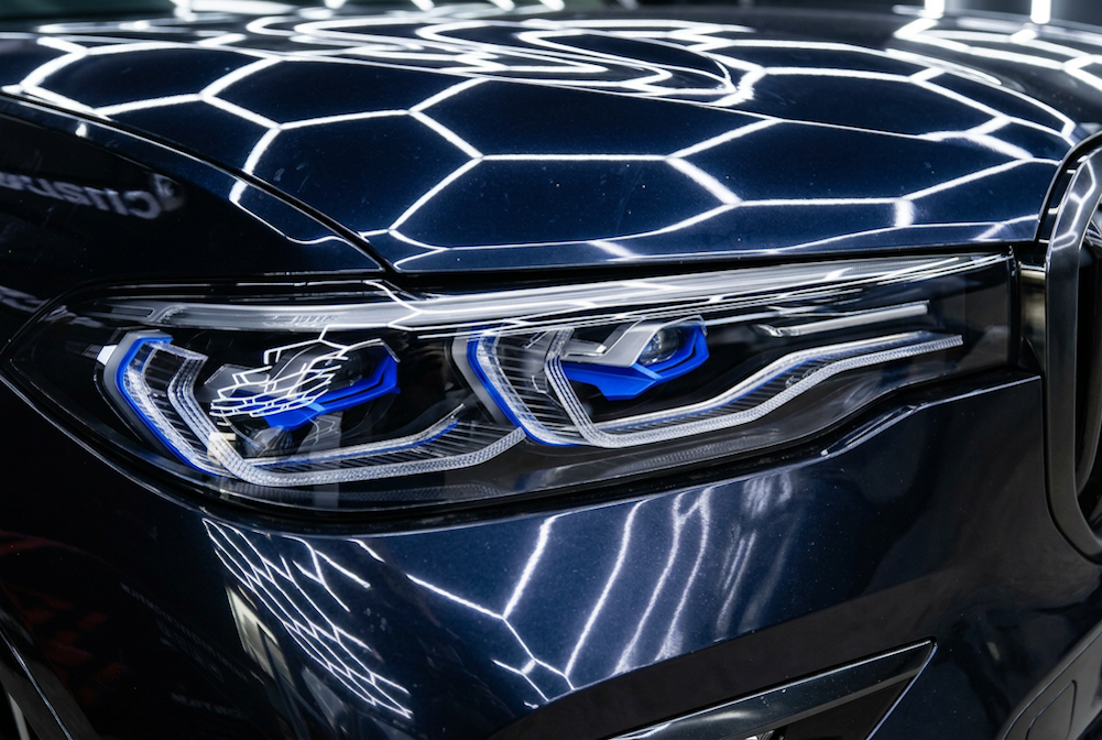 BMW X7 после ремонта и защиты фар