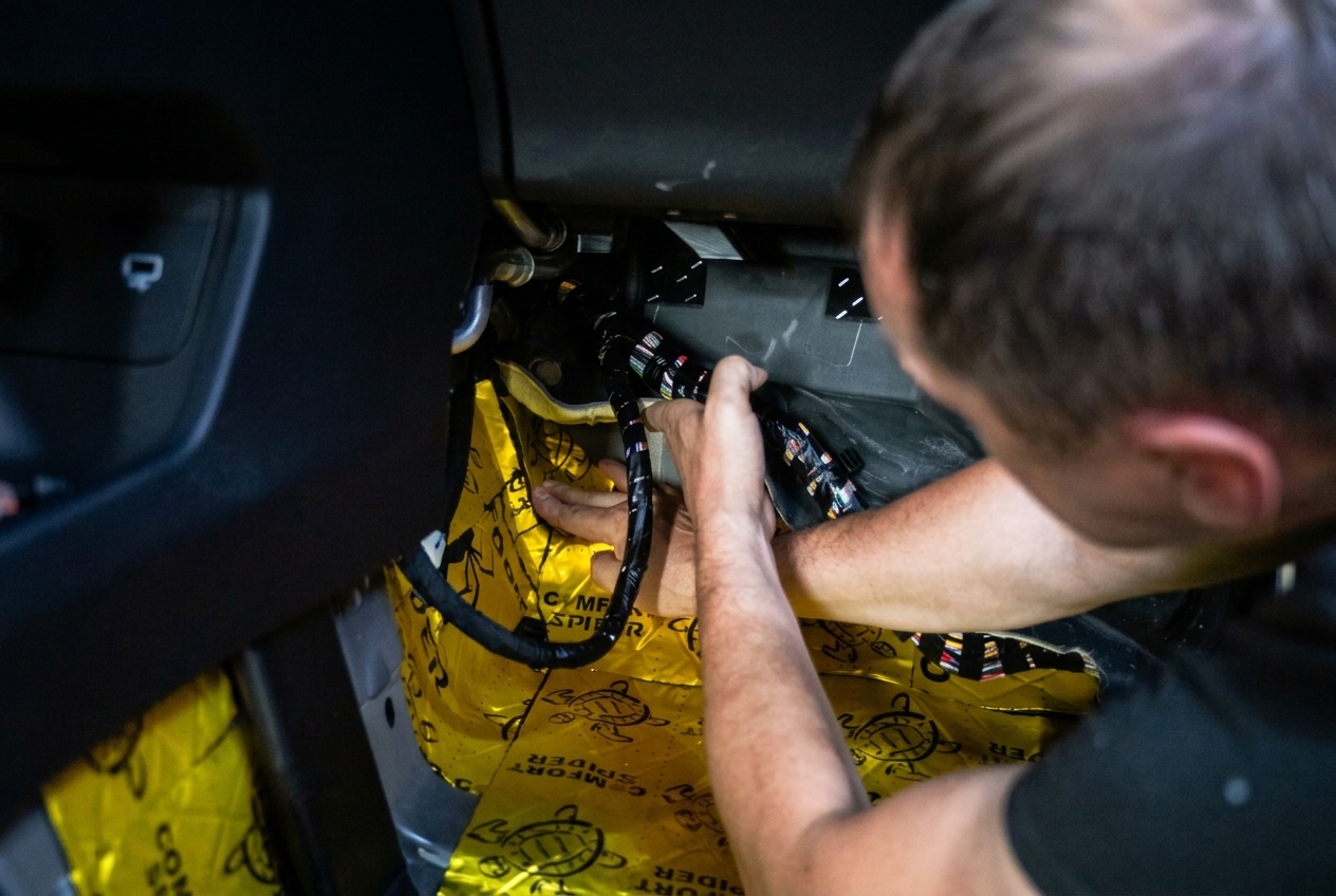 Двухслойная шумоизоляция Geely Monjaro Comfort Mat