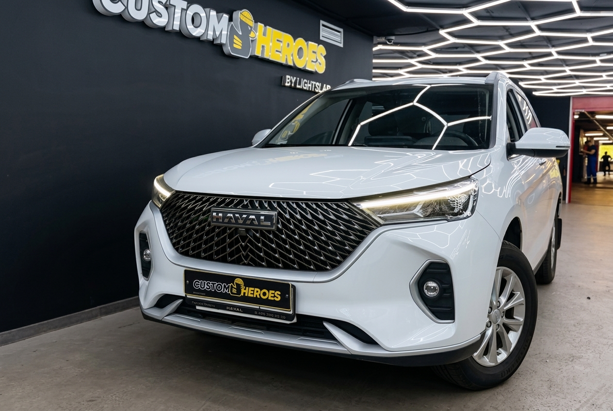 Результат замены штатной мультимедиа Haval M6 в Custom Heroes