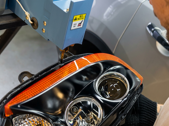 Промывка внутренних элементов фары BMW Z4
