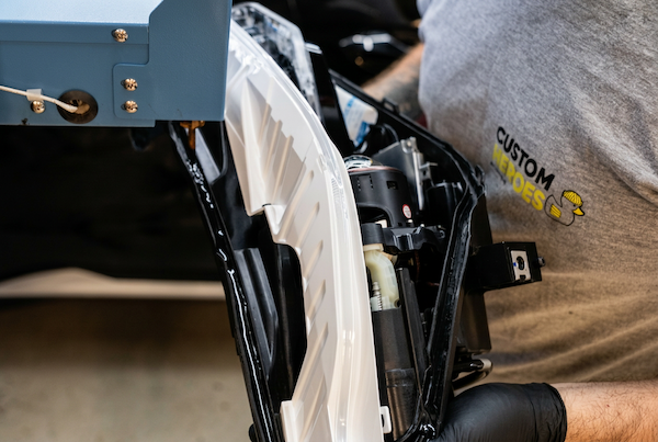 Установка линзы AoZoom X7 в фару Evolute i-Space