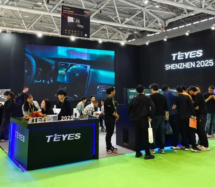 Стенд TEYES Shenzhen 2025 и посетители выставки